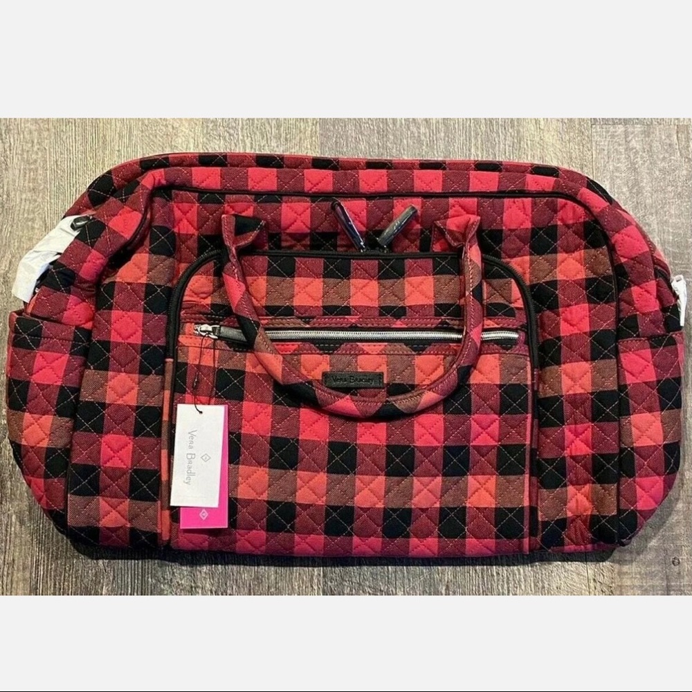 Vera Bradley Weekender Bag Buffalo Check Plaid